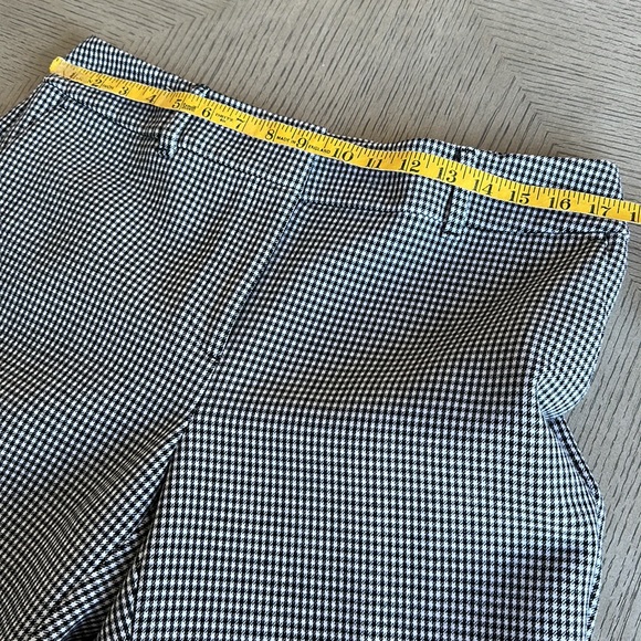 Ann Taylor - Black & White Check Ankle Pants - SZ 8 - Picture 8 of 12